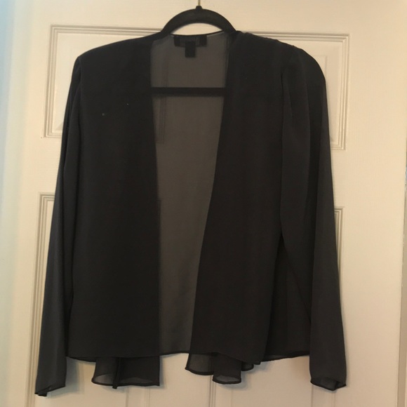 NWT S. L. Fashions Sheer Jacket, with Sequins - Picture 6 of 6